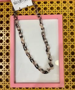 Wanderlust By Abby Acrylic Chain Necklace NEW