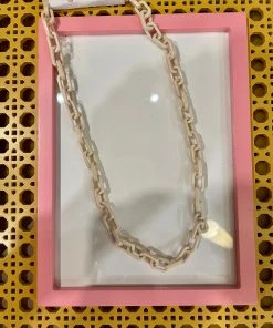 Wanderlust By Abby Acrylic Chain Necklace NEW