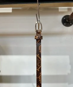 Wanderlust By Abby Brown Snake Skin Belt