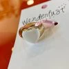 Wanderlust By Abby White Heart Ring