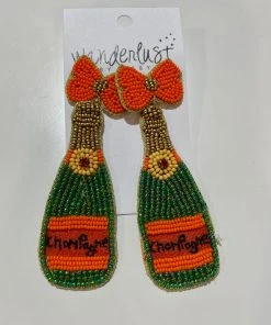 Wanderlust By Abby NEW Champagne Earrings