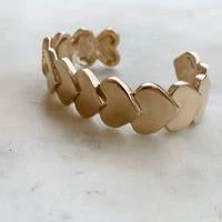 Mimosa Handcrafted Mimosa Heart To Heart Cuff