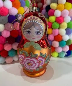 Wanderlust By Abby Russian Nesting Doll Ornament DRY GOODS 7 Wanderlust By Abby Russian Nesting Doll Ornament DRY GOODS