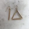 Mimosa Handcrafted Mimosa Triangle Earrings