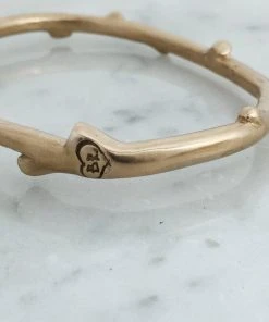 Mimosa Handcrafted Mimosa Red Stick Love Cuff Bangle JEWELRY