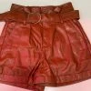 Wanderlust By Abby Brown Leather Shorts