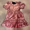 Wanderlust By Abby Metallic Pink Dress NEW