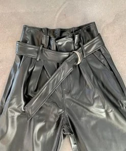 Wanderlust By Abby Leather Pants With Belt