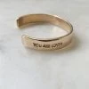 Mimosa Handcrafted NEW Mimosa You Are Loved Cuff