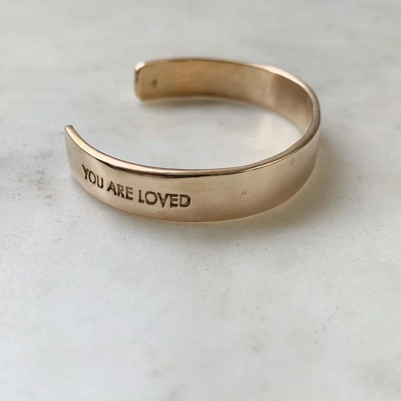 Mimosa Handcrafted NEW Mimosa You Are Loved Cuff 4 Mimosa Handcrafted NEW Mimosa You Are Loved Cuff