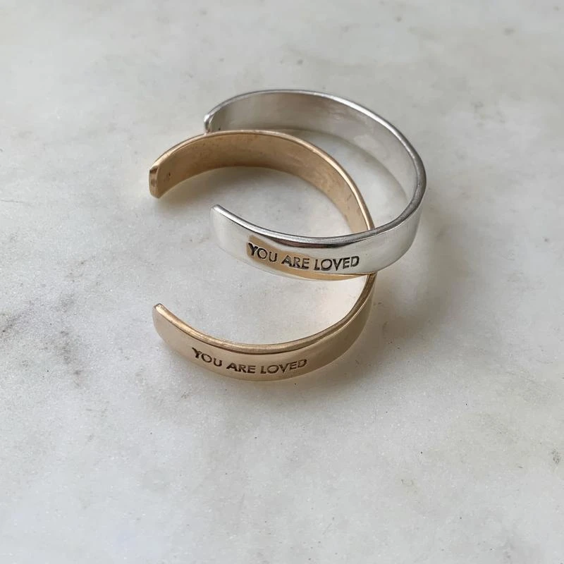 Mimosa Handcrafted NEW Mimosa You Are Loved Cuff 5 Mimosa Handcrafted NEW Mimosa You Are Loved Cuff