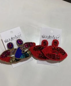 Wanderlust By Abby Give Me A Kiss Earrings