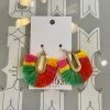 Wanderlust By Abby NEW Colorful Fray Earrings