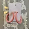 Wanderlust By Abby Light Pink Hoops