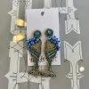 Wanderlust By Abby Beaded Champagne Earrings