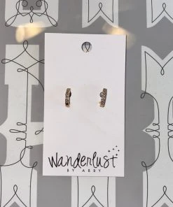Wanderlust By Abby Sparkle Mini Hoops
