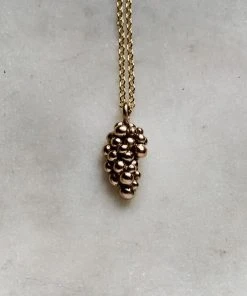 NEW Mimosa Handcrafted Grapes Necklace