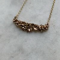 Mimosa Handcrafted Mimosa Succulent Bar Necklace JEWELRY