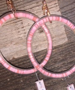 Wanderlust By Abby Ombre Pink Key Ring Bracelet NEW