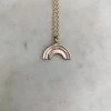 Mimosa Handcrafted Mimosa Rainbow Pendant Necklace