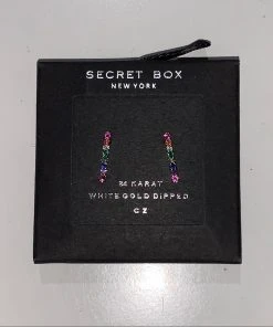 Wanderlust By Abby Rainbow Bar Earrings