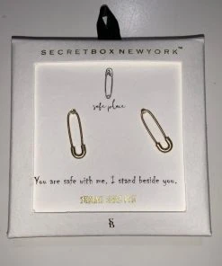 Wanderlust By Abby NEW Safety Pin Earrings