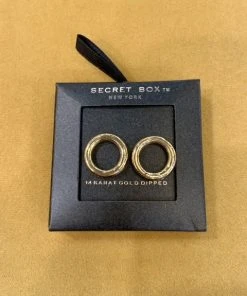 Wanderlust By Abby Chunky Hoop Studs