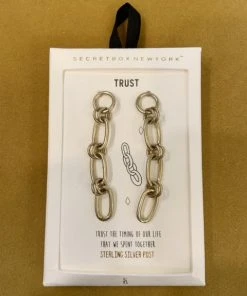 Wanderlust By Abby Chain Link Dangle Earrings