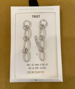 Wanderlust By Abby Chain Link Dangle Earrings