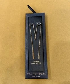 Wanderlust By Abby Gold Drop Earrings