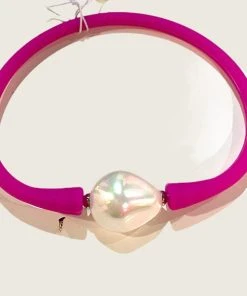 Wanderlust By Abby Rubber Pearl Bracelets