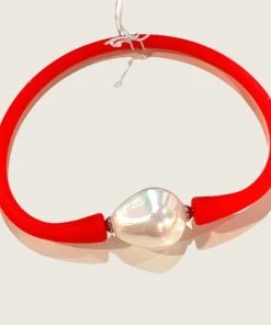 Wanderlust By Abby Rubber Pearl Bracelets