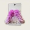 Wanderlust By Abby Lilac Fluff Hoops NEW