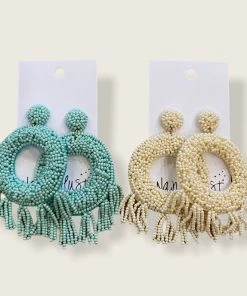 Wanderlust By Abby NEW Beaded Tassel Earrings
