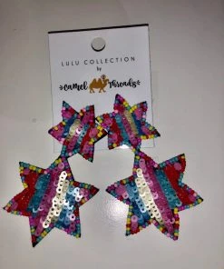 Wanderlust By Abby Rainbow Star Earrings