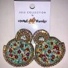Wanderlust By Abby Multi-Color Beaded Earrings NEW
