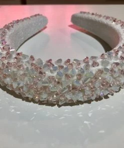 Wanderlust By Abby NEW White Bedazzled Headband