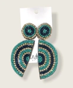 Wanderlust By Abby Half-Circle Dangles