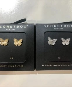 Wanderlust By Abby Mini Butterfly Stud Earrings NEW