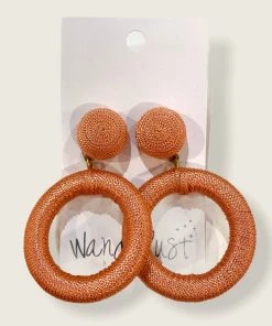 Wanderlust By Abby Just Peachy Earrings