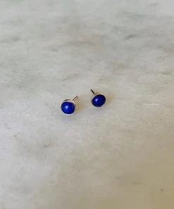 Mimosa Handcrafted Mimosa Lapis Studs NEW