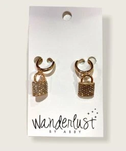 Wanderlust By Abby Mini Lock Hoop