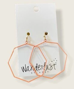 Wanderlust By Abby Octagon Dangles NEW