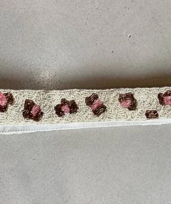 Wanderlust By Abby Leopard Beaded Purse Strap