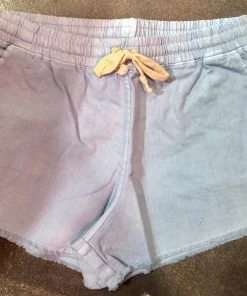 Wanderlust By Abby Drawstring Waist Fringe Hem Shorts 2.0