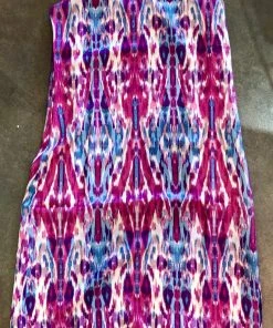 Wanderlust By Abby Multi Print Sleeveless Dress NEW
