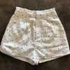 Wanderlust By Abby Polka Dot Pleated Shorts NEW