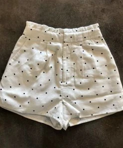 Wanderlust By Abby Polka Dot Pleated Shorts NEW