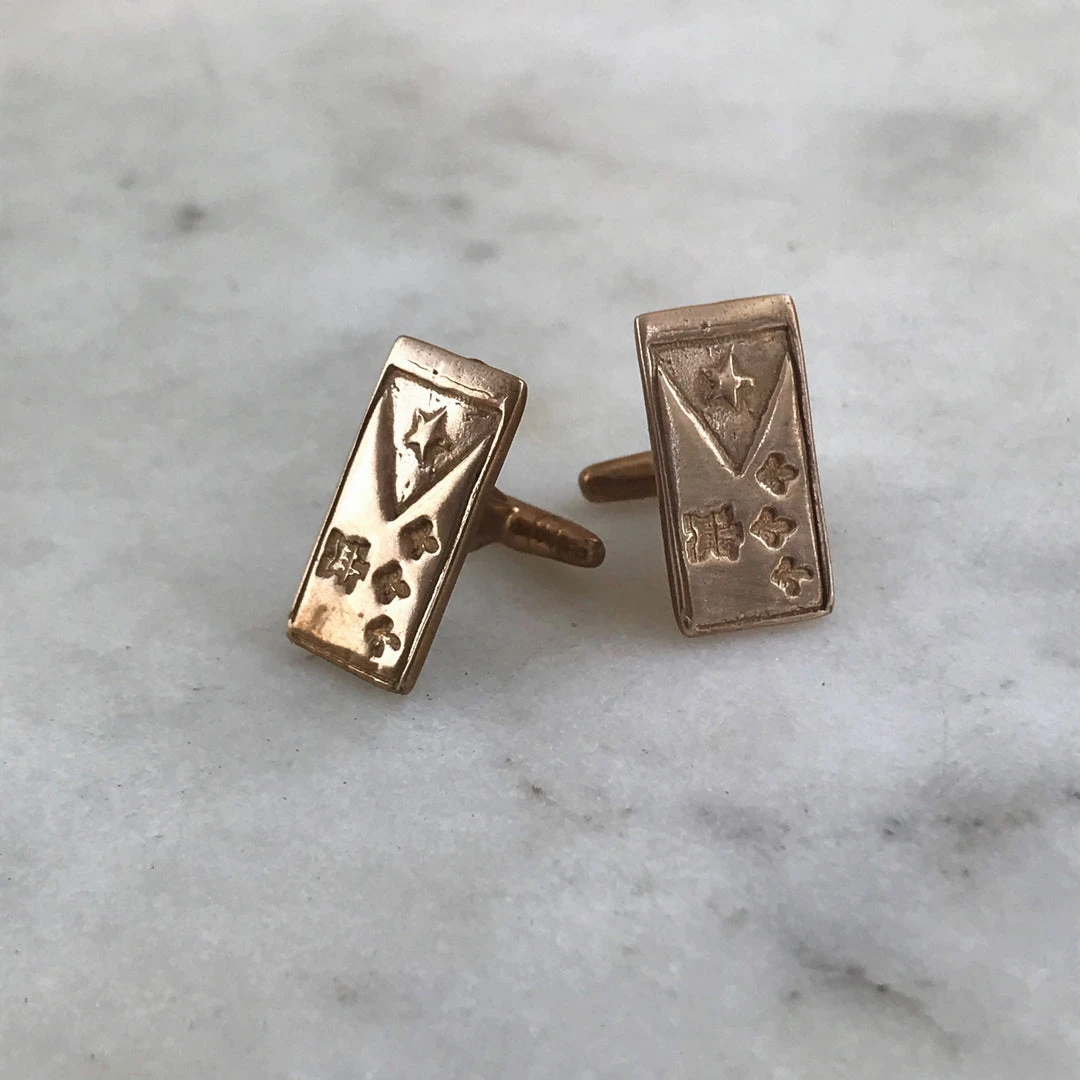 Mimosa Handcrafted Mimosa Cufflinks 3 Mimosa Handcrafted Mimosa Cufflinks