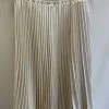 Wanderlust By Abby Ivory Pleated Satin Skirt NEW